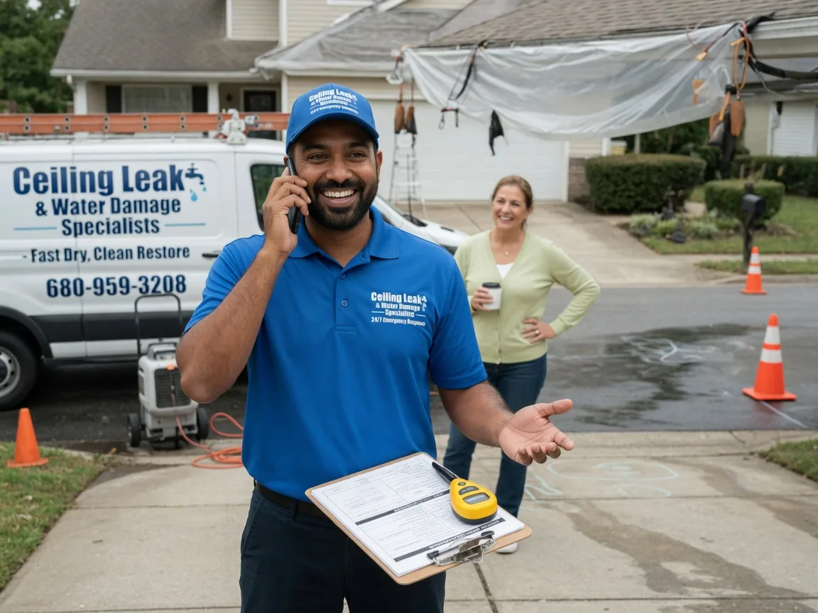 Ceiling Leak Cleanup Sylvester, TX FAQs